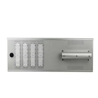 Lampu Keamanan Surya Luar Ruangan Tahan Air Semua Dalam Satu Lampu Jalan Led 60W 80W 100W Lampu Jalan Surya Terintegrasi
