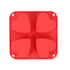 Molde de Silicona para Pastel en Forma de Corazón, Personalizado, de Grado Alimenticio, Resistente al Calor, Ecológico, Libre de BPA, Apto para Uso con Alimentos, Herramienta para Hornear, Venta al Por Mayor de Fábrica - Product Image 1