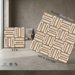 Marque indienne Vistaar 30x30cm nouveauté céramique numérique imprimé carreaux de sol émaillés 12x12 pour sol de bâtiment hospitalier à domicile - Product Image 2