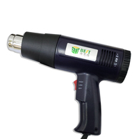 Pistola de Calor Electrónica de 1600W de Doble Etapa con Temperatura Ajustable para Manualidades, Encogimiento de Envolturas, Eliminación de Tubos y Epoxi
