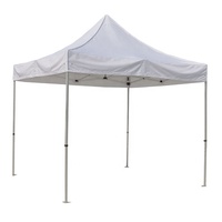 Tente de réception blanche 3x3m, promotion extérieure, pliable, structure en aluminium, tissu Oxford, imperméable, anti-UV, lavable en machine, toutes saisons