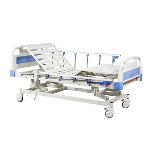 Manufacturer's Two <strong>Cranks</strong> Manual Plastic Hospital Bed with 3-Function Operating <strong>Table</strong> and 180KGS Capacity for Patient Care - Product Image 5