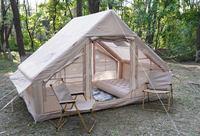 Abri de jardin portable de 12 m² à double porte, grand puits de lumière, léger, quatre saisons, 3000 mm, imperméable, ouverture automatique rapide, Oxford