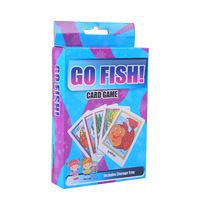 Jeu de cartes éducatif pour enfants, cartes flash en anglais, Go Fish, Jeux de mémoire Old Maid, impression offset, vernissage UV, gaufrage