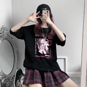 Summer <strong>Goth</strong> Female Tee Aesthetic Loose <strong>Women</strong> T-shirt Punk Dark Grunge Streetwear Ladies Gothic Top Tshirts Harajuku <strong>Clothes</strong> - Product Image 5