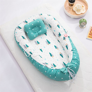<span class=keywords><strong>Cuna</strong></span> <span class=keywords><strong>Nido</strong></span> Antirrollos para Bebé Recién Nacido, de Algodón, Plegable, Portátil, Transpirable, para Viajes y Hogar - Product Image 3