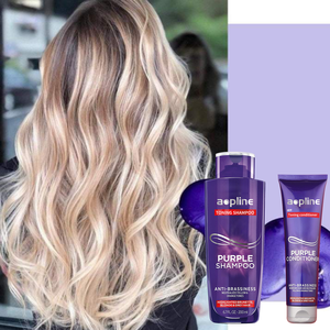 Nuancier de shampoing pour <span class=keywords><strong>cheveux</strong></span> blonds, tonique, anti-jaune, violet, étiquette privée, 100 ml - Product Image 3