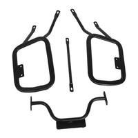 Cadre latéral d'accessoires de moto pour Loncin VOGE 500DS support de boîte noir en acier au carbone supports de haute qualité