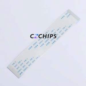 FFC-1.0-18-100-A-4-8 FFC Cable (Flexible Flat Cable) P=1mm Connector 18P 1mm 0.3mm Non-Inverting - Product Image 1