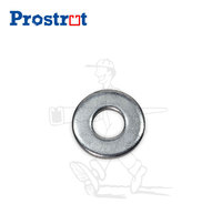 Rondelle plate fendue en acier au carbone zingué DIN 125A, taille moyenne