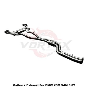 ระบบท่อไอเสียแบบ Catback วาล์วควบคุม วัสดุสแตนเลส 304 ยี่ห้อ Vortex ขัดเงาแบบ Mirror สำหรับ X3M F97 X4M F98 S58 3.0T ปี 2019-2024 ติดตั้งได้โดยตรง - Product Image 5