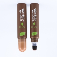 Tube souple en plastique de 50 ml avec applicateur brosse, couleur personnalisée, certifié ISO, pour teinture capillaire, après-shampoing, huile essentielle, soins de la peau