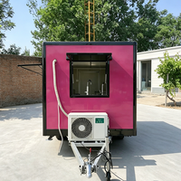 Food Truck sur mesure en fibre de verre et aluminium, résistant à la rouille, pour Bubble Tea, Tuk Tuk, Panini, avec étagères, homologué DOT, pour la vente de bonbons