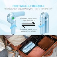 Sèche-cheveux professionnel haute vitesse de qualité salon avec diffuseur, sèche-cheveux ionique pliable portable pour tous types de cheveux