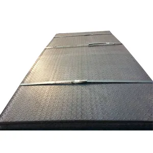 SS400 1.5-100mm Mild Steel Chequered Plate MS Checker Plate Checkered Steel Plate
