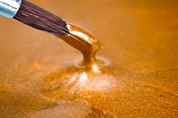 Revêtement de sol époxy auto-nivelant effet marbre, peinture intérieure pour sols en béton liquide coloré, application par pulvérisation