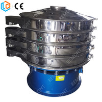 Machine de tamisage vibrante circulaire électrique chinoise avec moteur autonettoyant et boule rebondissante pour tamis à farine de maïs en acier inoxydable