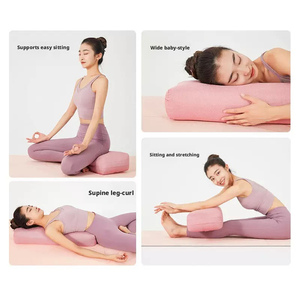 Cuscino Rettangolare per Yoga Linting Y193, Imbottito in Spugna, con Rivestimento Rimovibile e Lavabile, per Yoga Ristorativo, Meditazione, Pilates Prenatale - Product Image 3