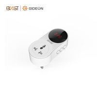 Protecteur de tension 20A monophasé 220V en cuivre PC pour la protection des appareils électroménagers (TV, réfrigérateur, climatiseur) avec prise britannique