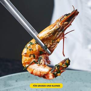 <span class=keywords><strong>Pinzas</strong></span> de chef de cocina OEM, <span class=keywords><strong>pinzas</strong></span> de acero inoxidable de 35cm <span class=keywords><strong>para</strong></span> cocinar grillos, <span class=keywords><strong>pinzas</strong></span> de cocina <span class=keywords><strong>para</strong></span> hornear con lazo colgante - Product Image 3