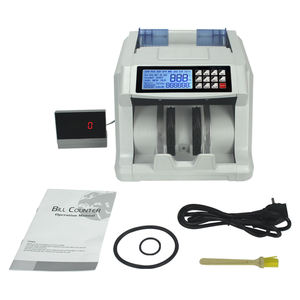 Detector de contador de dinero con pantalla grande, <span class=keywords><strong>calculadora</strong></span>, máquina de conteo de dinero UV/MG/IR para <span class=keywords><strong>USD</strong></span> EURO GBP SAR - Product Image 2