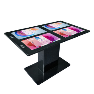 55 inch quảng cáo trong nhà cảm ứng điện dung màn hình cảm ứng cà phê bảng với điện thoại sạc không dây - Product Image 3