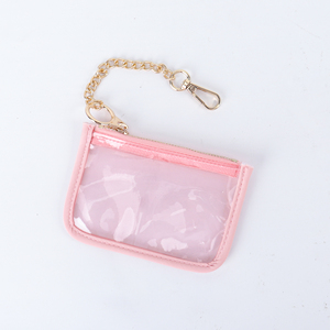 <span class=keywords><strong>Portamonete</strong></span> Trasparente in PVC Impermeabile con Cerniera e Gancio, Mini Portafoglio Portachiavi per Donne e Bambini - Product Image 6