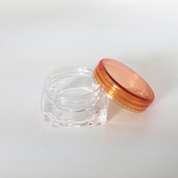 Pot Échantillon Cosmétique Vide en Plastique Transparent de 5g, Idéal pour Fard à Paupières, Ongles, Poudre, Bijoux – Pots Cosmétiques Couleurs Assorties
