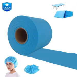 Le fabricant fournit du matériel polypropylène Spunbond Pp tissu Non tissé rouleau de tissu Non tissé coloré