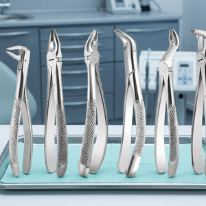 Juego Completo de 6 Fórceps de Retención Apical / Fórceps de Extracción Dental - Product Image 3