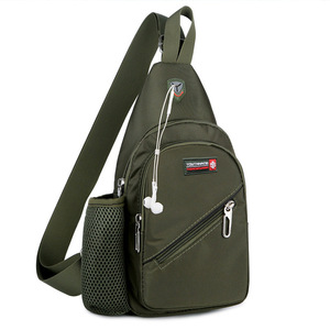 Sac <span class=keywords><strong>de</strong></span> poitrine imperméable avec prise casque, sac à bandoulière léger pour téléphone portable pour <span class=keywords><strong>homme</strong></span>, sac <span class=keywords><strong>de</strong></span> poitrine à bandoulière - Product Image 2