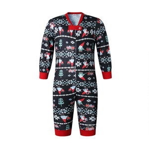 Ropa de Navidad estampada para <span class=keywords><strong>padres</strong></span> e hijos, Conjunto de pijama de 2 piezas a juego - Product Image 3