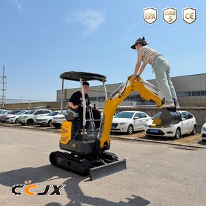 Mini-excavatrice sur chenilles de 1,8 tonne à bas prix pour l'UE, livraison gratuite, mini-pelle hydraulique pour travaux agricoles avec accessoires complets - Product Image 1