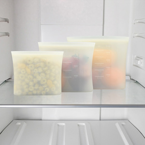 Sac de conservation multifonctionnel en silicone de qualité alimentaire épaissi pour réfrigérateur, pour fruits et légumes - Product Image 2