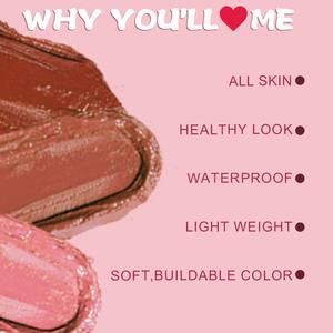 Ochain VENTE FLASH <span class=keywords><strong>Glow</strong></span> 3 en 1 <span class=keywords><strong>Blush</strong></span> en poudre, crème <span class=keywords><strong>blush</strong></span>, plusieurs couleurs, illuminateur, palette de contour et de <span class=keywords><strong>blush</strong></span> - Product Image 5