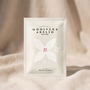 Paquete de 10 Mascarillas Faciales Veganas Coreanas Halal Mooivera Abelio para Piel Sensible y Grasa, Iluminadoras, Antienvejecimiento, Hidratantes, con Extracto de Forsythia - Product Image 4