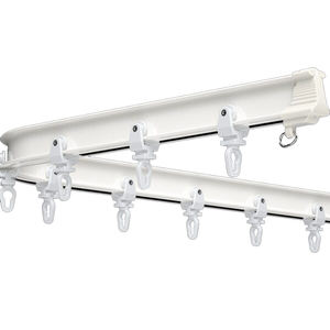 Deslizadores <span class=keywords><strong>para</strong></span> Rieles <span class=keywords><strong>de</strong></span> Cortina, Rodillos Resistentes con Separadores <span class=keywords><strong>de</strong></span> Cordón, Poleas Silenciosas y Suaves <span class=keywords><strong>para</strong></span> <span class=keywords><strong>Cortinas</strong></span> con Pliegues Ondulados - Product Image 6