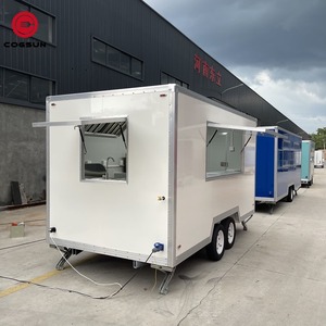 Remolque de Comida Móvil de Lujo Totalmente Equipado, Construcción de Acero Inoxidable y Aluminio, Compartimentos Aislados, Resistente a la Oxidación, para Tiendas de Comida y Barbacoa - Product Image 6