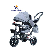 Poussette pliante 4 en 1 certifiée CE WQL, tricycle portable à 3 roues, vélo pour enfants