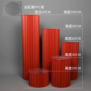 Papier colonne romaine pliant cylindre centre commercial fenêtre mise en page <span class=keywords><strong>gâteau</strong></span> support <span class=keywords><strong>mariage</strong></span> pliant pilier support <span class=keywords><strong>décoration</strong></span> - Product Image 5