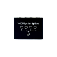 Commutateur Répartiteur Ethernet Gigabit 3 Voies 1000 Mbps avec Câble RJ45 1x4