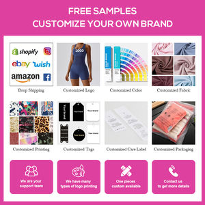 Combinaisons De Grande Taille Custom Brand High Stretch Soft Smooth Yoga Jumpsuit One Piece Seamless Workout Gym Jumpsuit Mujer - Product Image 6