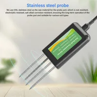 Capteur de sol YAGO 8 en 1 pour l'agriculture : Testeur de pH, EC, humidité et NPK, affichage analogique USB Android/HarmonyOS, agriculture de précision, Chine continentale
