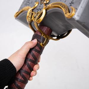 Full Metal 1:1 Escala <span class=keywords><strong>God</strong></span> of <span class=keywords><strong>War</strong></span> <span class=keywords><strong>Ragnarok</strong></span> Cosplay Arma Réplica Mjolnir Thor Hammer - Product Image 3