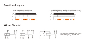 وحدة مؤقت متعددة الوظائف للتأخير الدوري، مرحل بدء دورة زمنية، تيار متردد 220 فولت 16 أمبير، وحدة مؤقت دورية، مؤقت إيقاف إلكتروني مؤجل - Product Image 3
