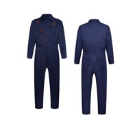 Combinaison de travail bleu marine pour Halloween, costume d'horreur à manches longues pour hommes adultes