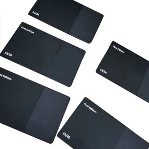 13.56Mhz nero opaco nfc metal card inciso al laser tap phone biglietto da visita nfc per social media - Product Image 5