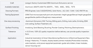 Liangyin Factory, fabricant de profilés en aluminium extrudé OEM, service de fabrication de rails pour éclairage sur rail, lampes d'éclairage en aluminium - Product Image 6