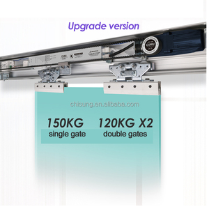 En stock 120kg*2 Ferme-porte automatique pour porte coulissante en verre DC24V Sans balais pour porte en verre intérieure de bureau/marché - Product Image 2