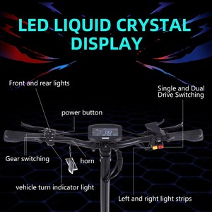 Nuovo <span class=keywords><strong>Monopattino</strong></span> Elettrico 60V ad Alta Potenza con Batteria al Litio, Modello Pieghevole Fuoristrada a Doppio Motore - Product Image 4